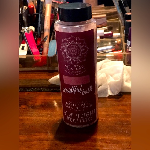 Crystal Waters Rose Scented Bath Salt Crystals - Picture 3 of 4